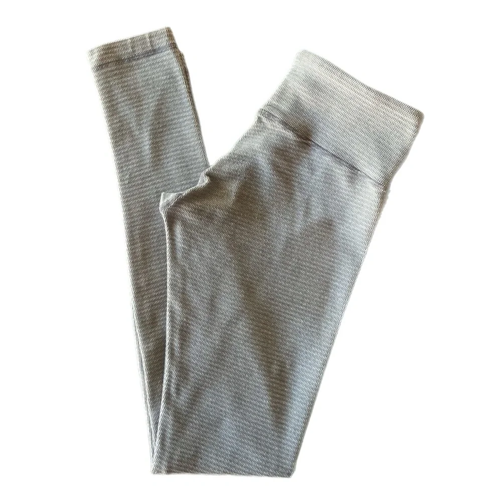 Lululemon Wunder Under Pant *Reversible Grey & White - Picture 10 of 13